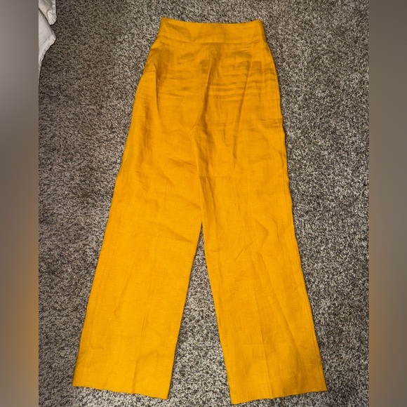 Sézane linen trousers Wide-leg pants size 34 - Picture 12 of 16